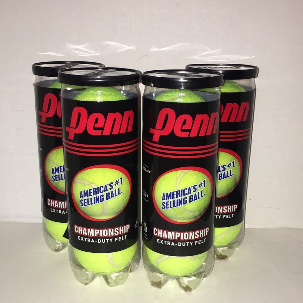 PENN CHAMPIONSHIP EXTRA DUTY FELT TENNIS BSLLS 4 TUBES X 3 balls